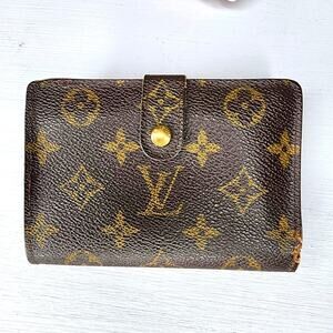 Louis Vuitton Vintage Monogram Canvas Kisslock Wallet